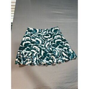 Tommy Bahama Racquet & Paddle Womens Green, White Floral‎ Skort/Skirt M